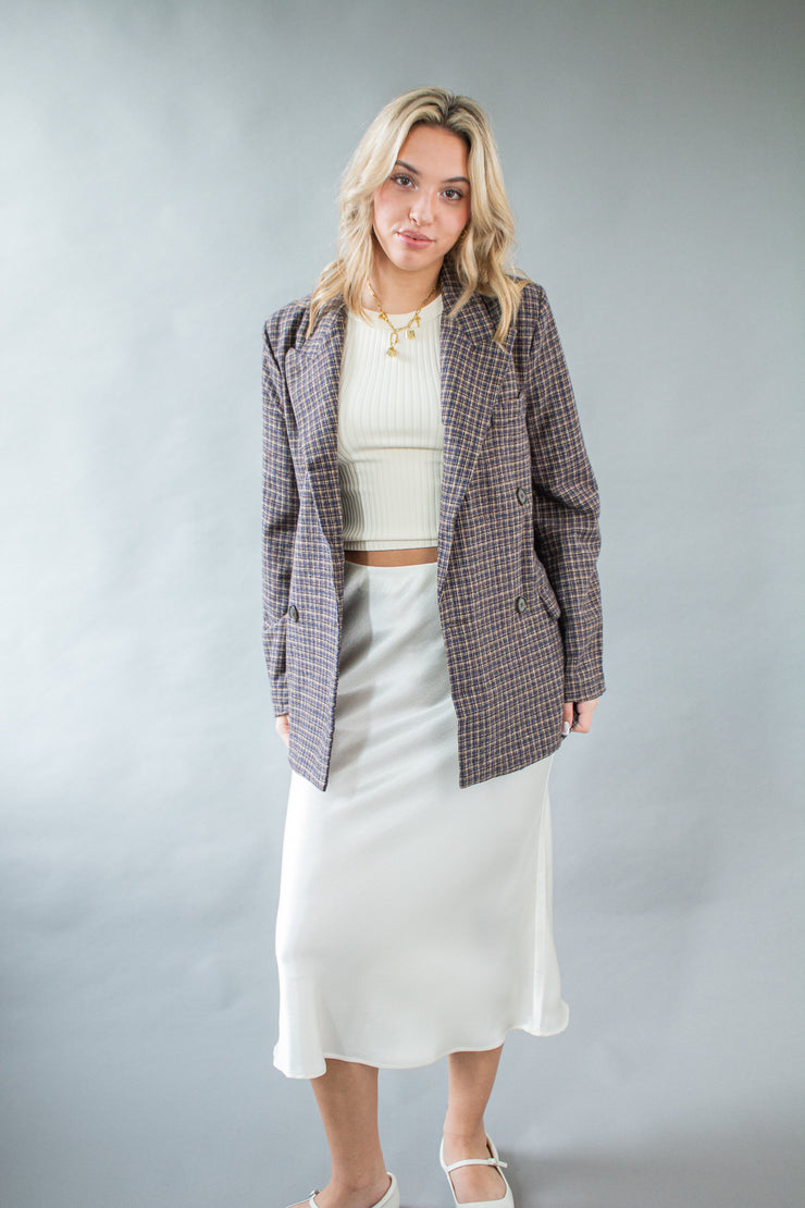 Kelsey Plaid Blazer