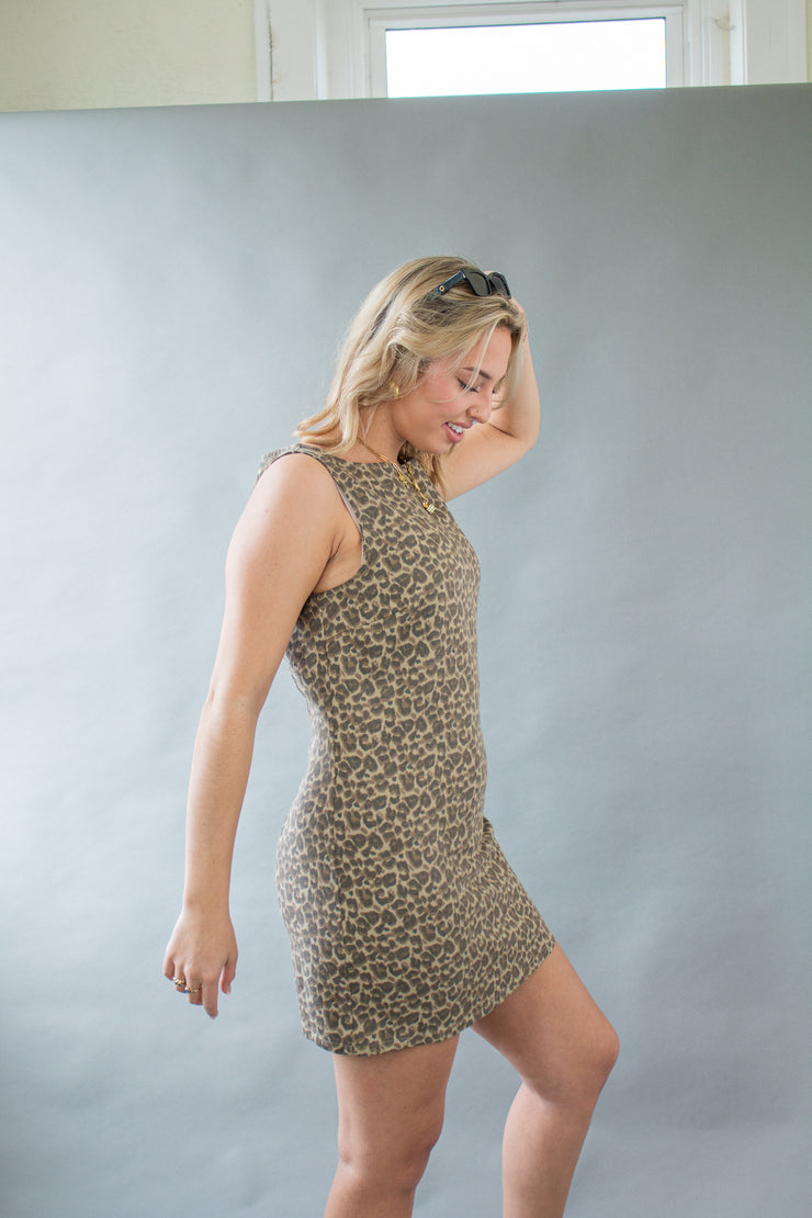 Marina Leopard Dress