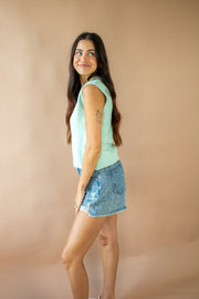 Amy Sweater Vest Mint