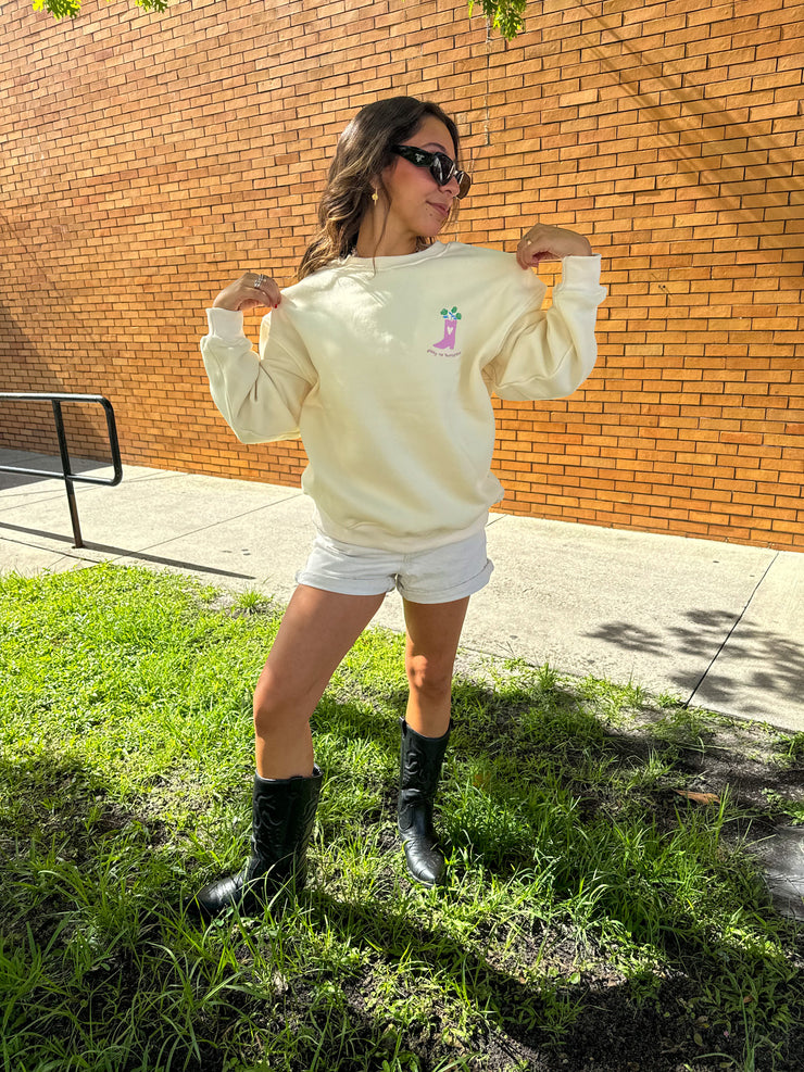 Giddy Up Buttercup Crewneck