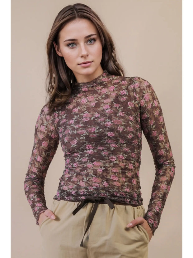 Liora Mesh Top