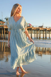 Saffron Boho Midi Dress