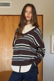 Cozy Horizon Stripe Sweater
