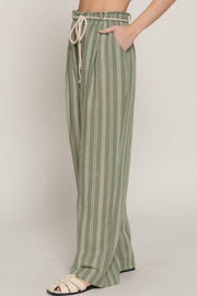 Seaside Stripe Linen Pants