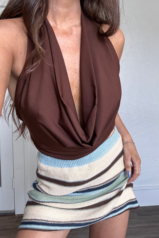 Olia Cowl Neck Top