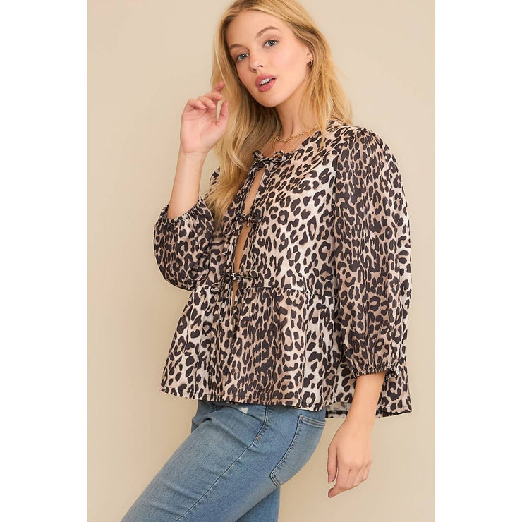 Fierce Evening Leopard Top