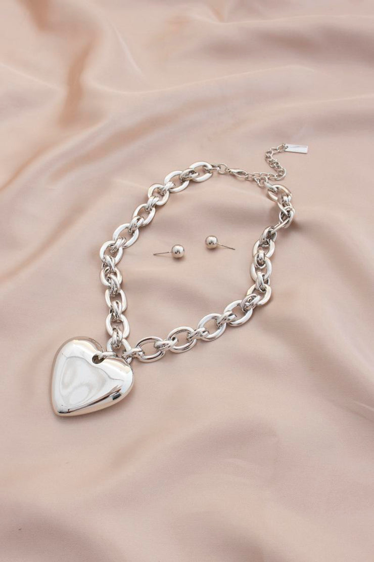 Chunky Heart Necklace