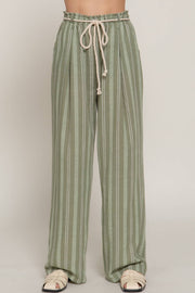 Seaside Stripe Linen Pants