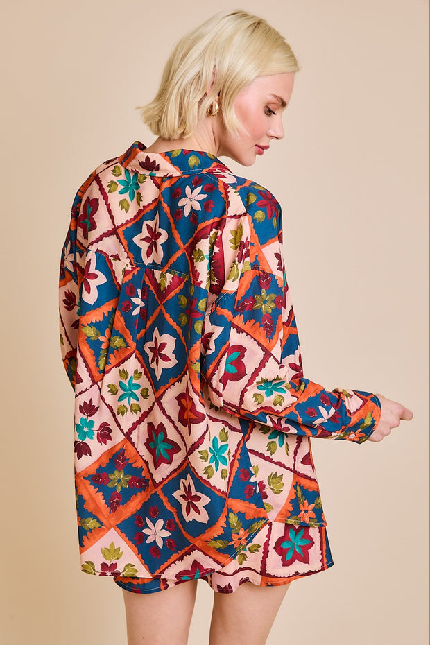 Retro Bloom Top