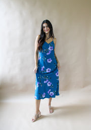 Demi Floral Maxi Dress Teal