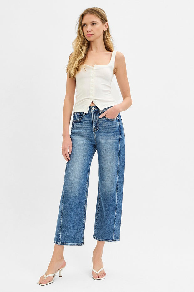 Brooklyn Straight Crop Jeans