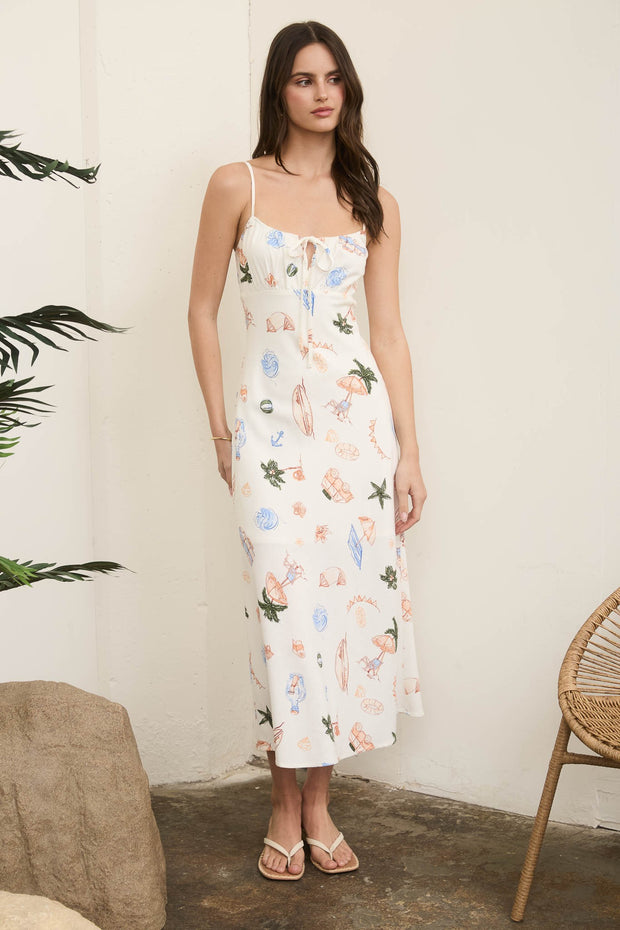 Demi Vaca Printed Dress
