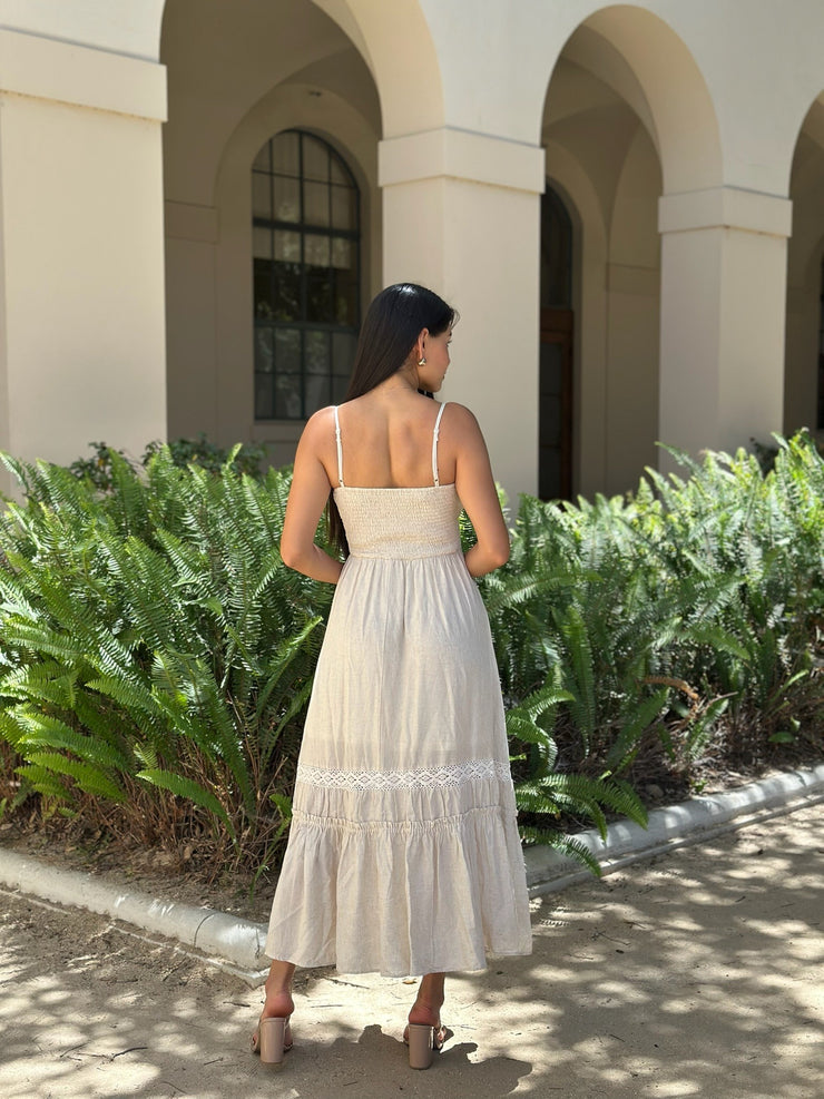 Lila Smocked Maxi Dress