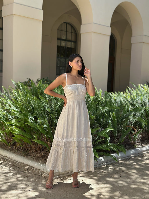 Lila Smocked Maxi Dress