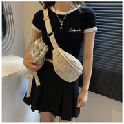 Crossbody Straw Bag