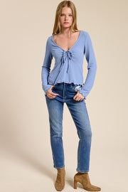 Selah Tie Front Top