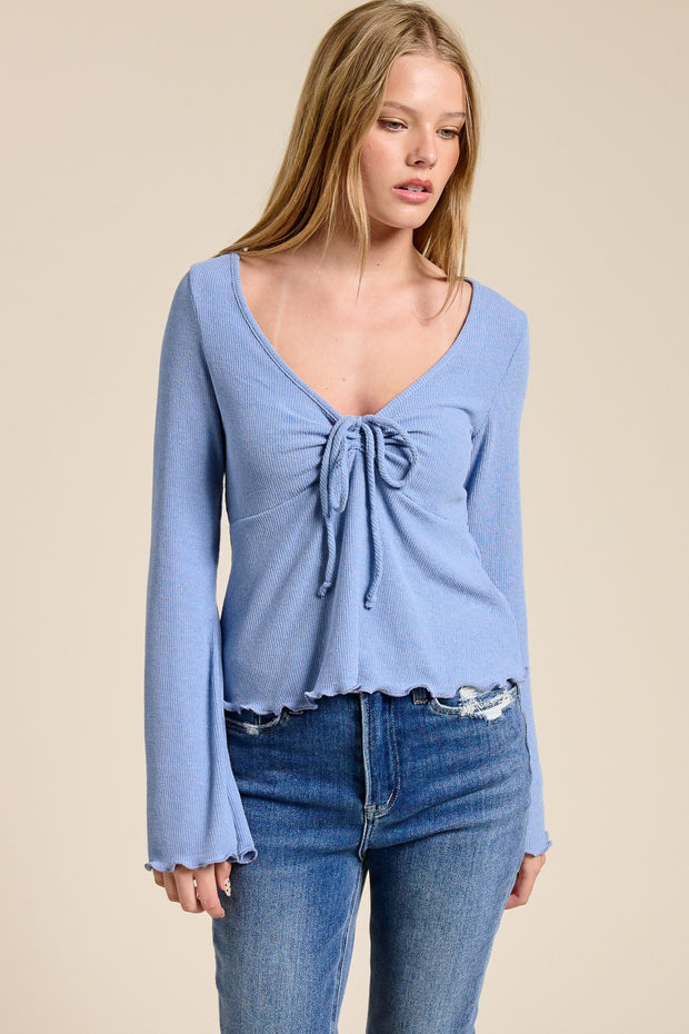 Selah Tie Front Top