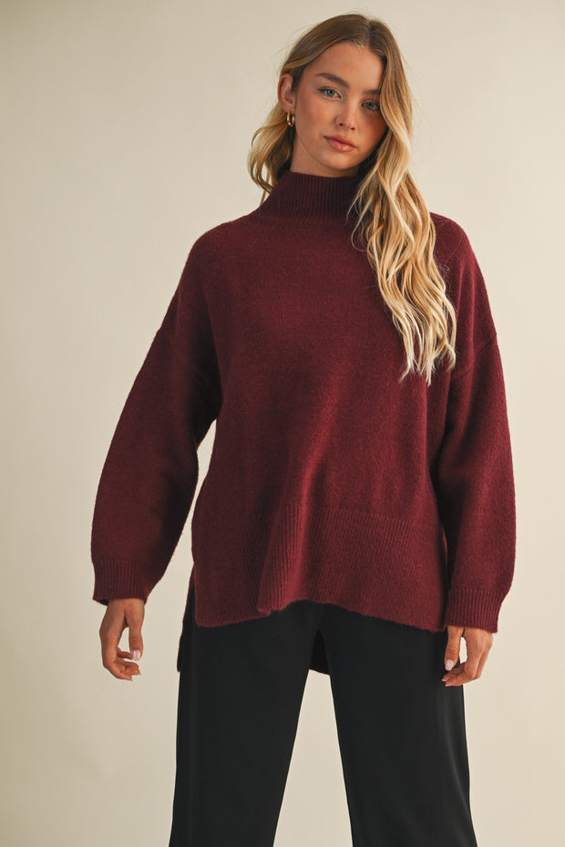 Margo Mock Neck Sweater