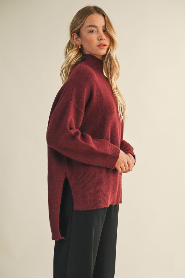 Margo Mock Neck Sweater