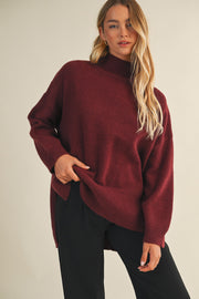 Margo Mock Neck Sweater