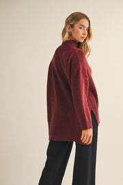 Margo Mock Neck Sweater