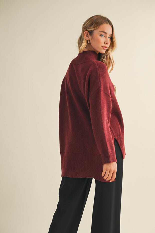 Margo Mock Neck Sweater
