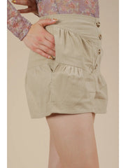 Lila Corduroy Shorts
