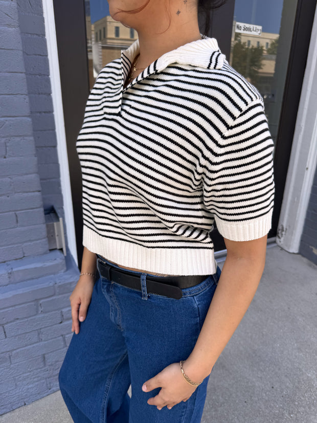 Moxie Striped Top