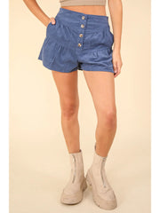 Lila Corduroy Shorts