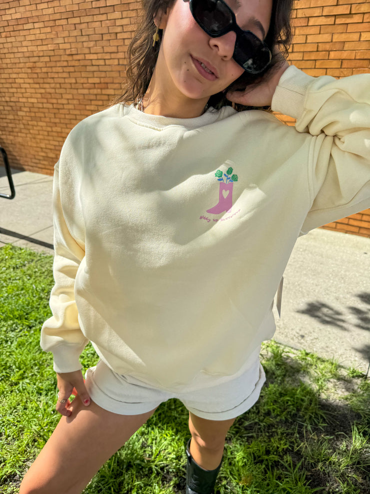 Giddy Up Buttercup Crewneck