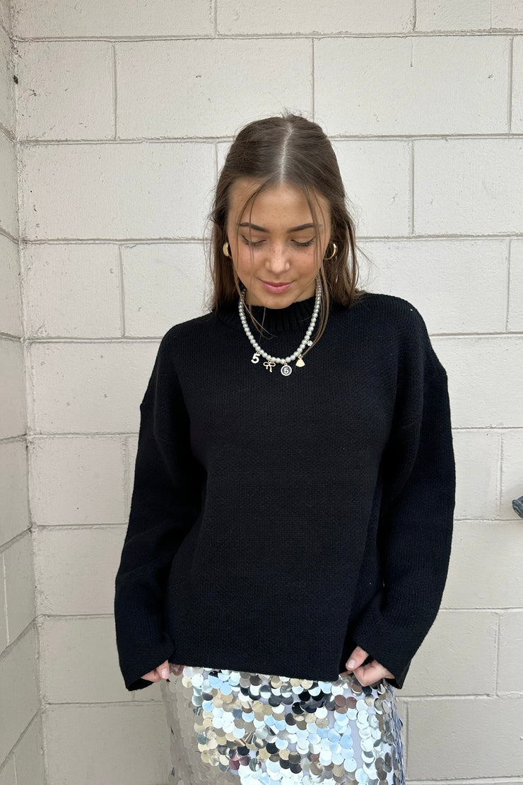 Lacie Oversized Sweater Black