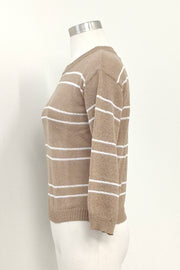 Coffee Break Stripe Sweater