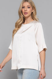 Grace Note Satin Blouse