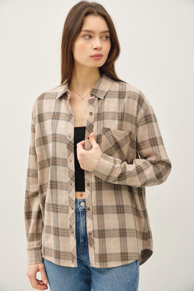 Taylor Plaid Top