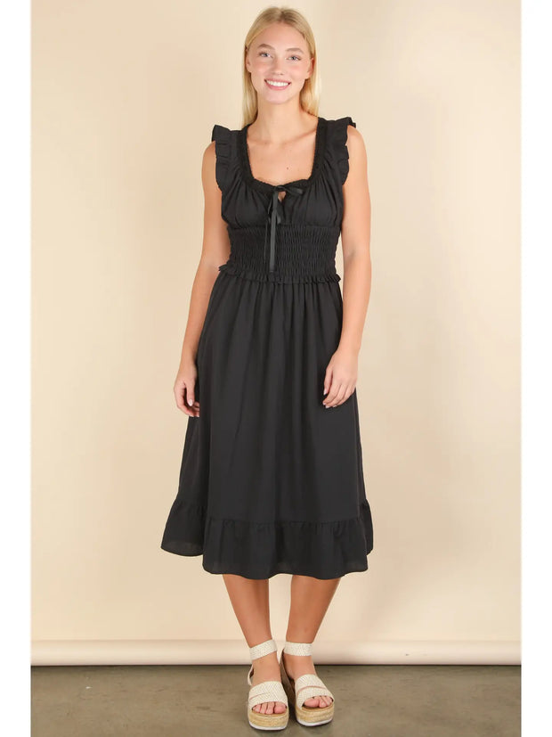Timeless Smocked Midi Dress
