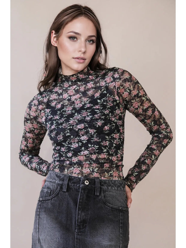 Liora Mesh Top
