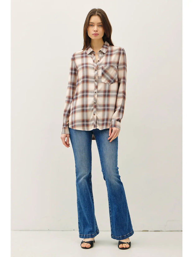 Harper Plaid Top