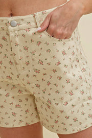 Good Mood Dainty Floral Shorts