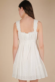 Evangeline Eyelet Mini Dress