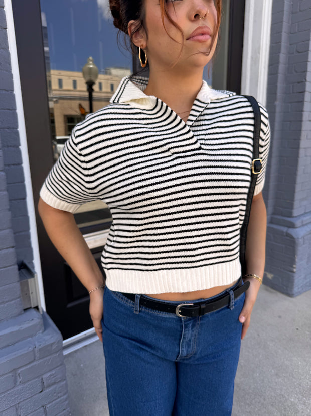 Moxie Striped Top