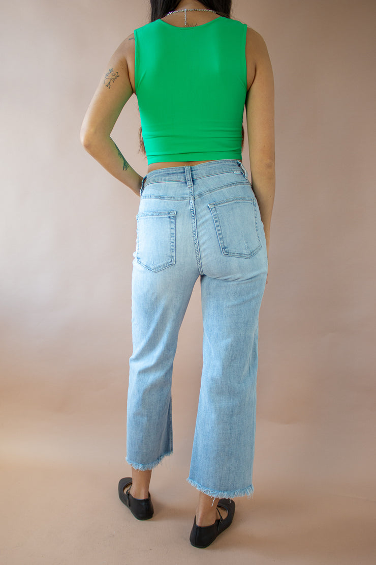 Jessy Wide Leg Jeans Light Wash