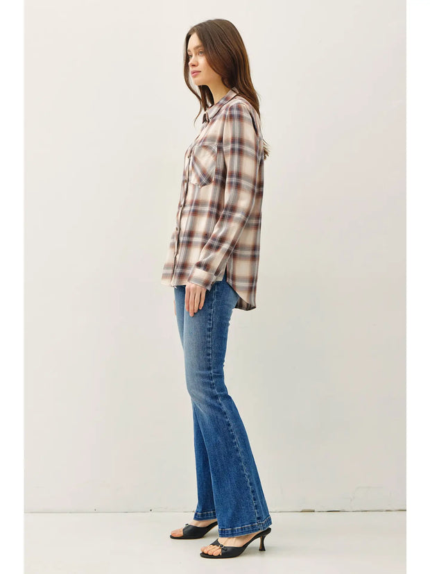 Harper Plaid Top