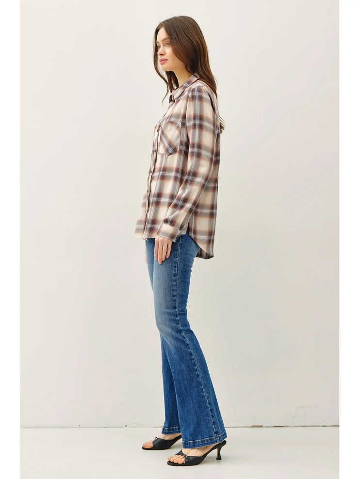 Harper Plaid Top