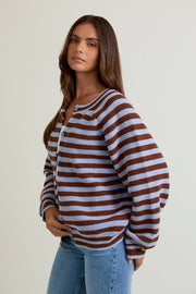 Callie Striped Cardigan