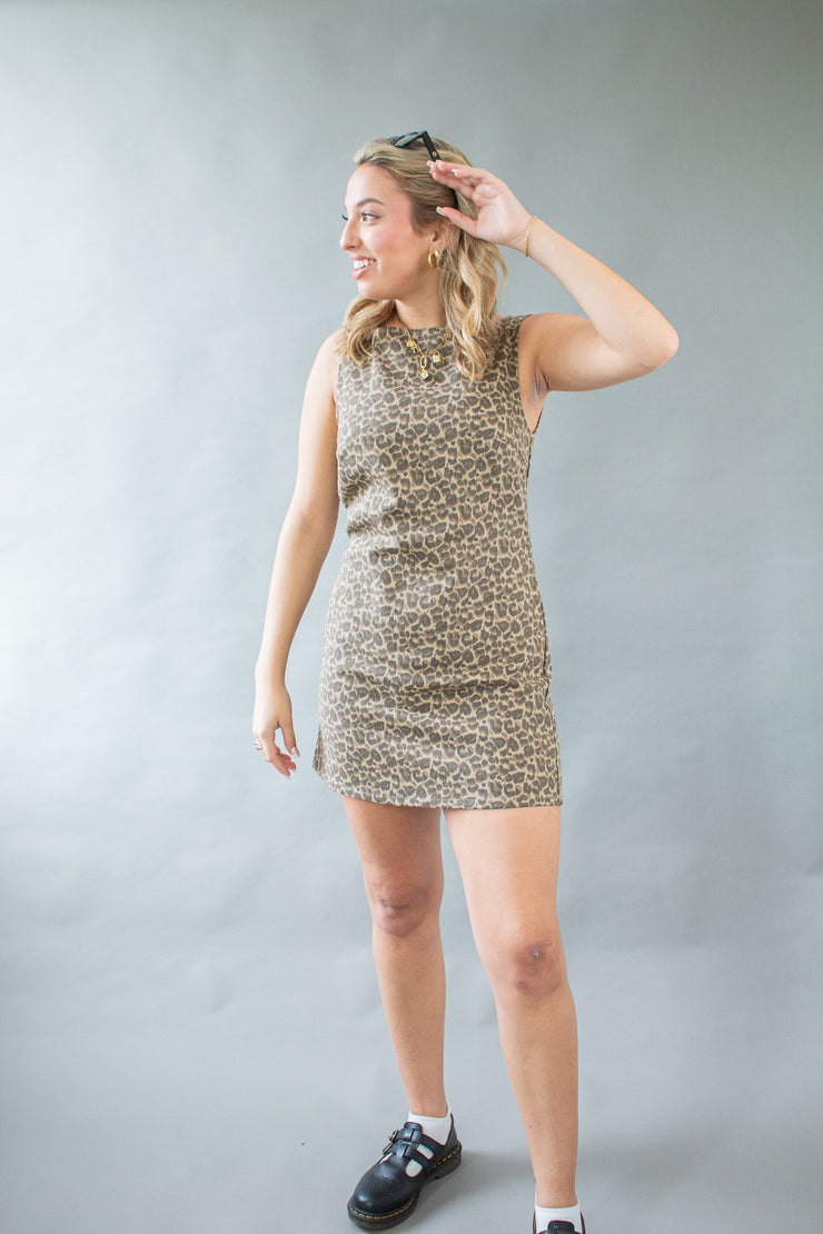 Marina Leopard Dress