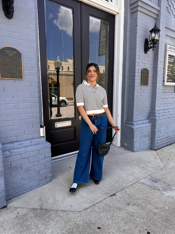 Moxie Striped Top