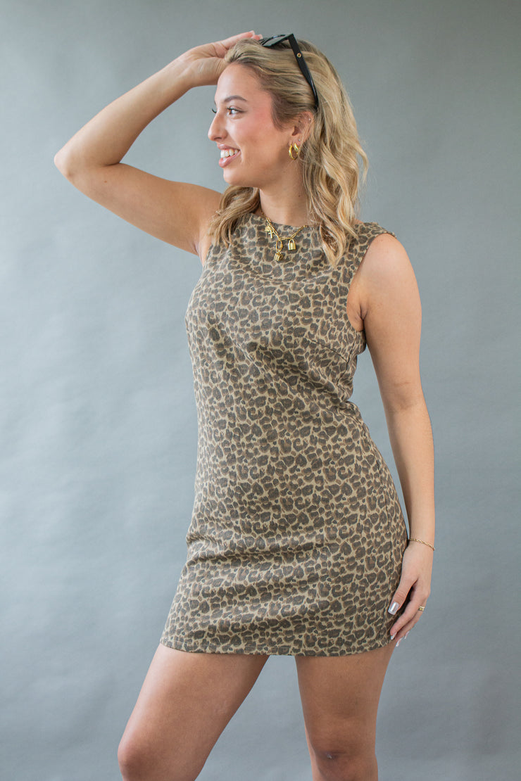 Marina Leopard Dress