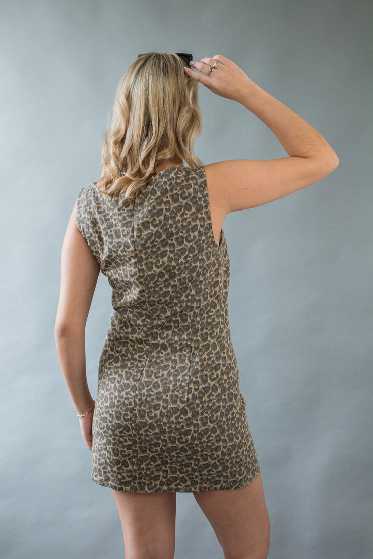 Marina Leopard Dress