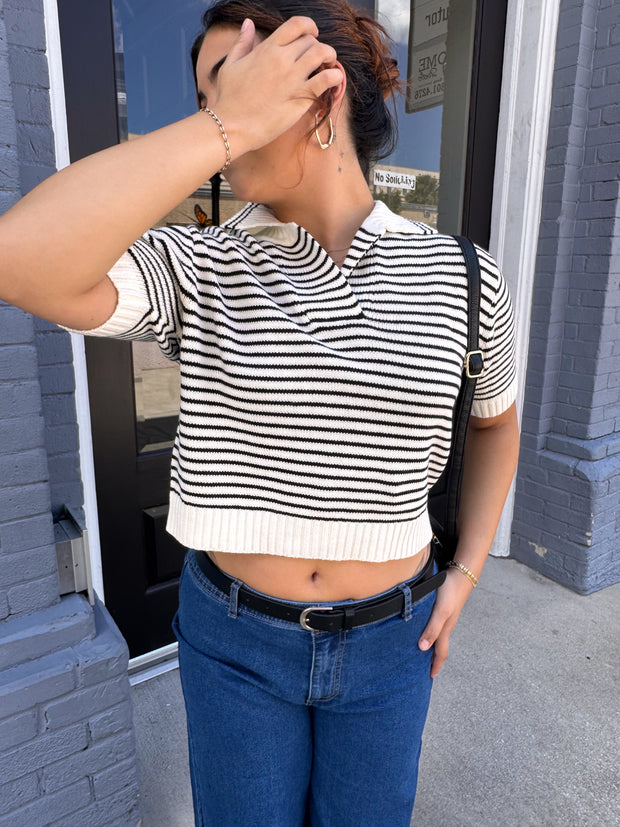 Moxie Striped Top