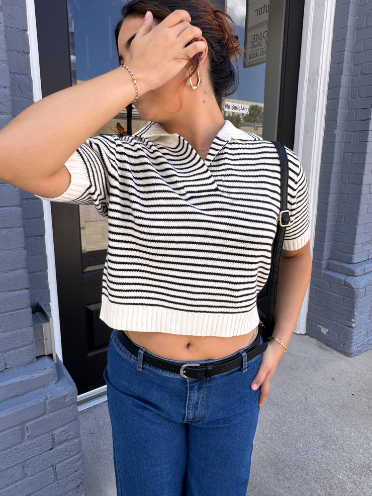 Moxie Striped Top